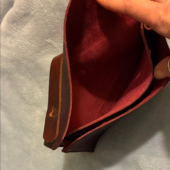 Burgundy KMM & Co Women’s Full-Grain Leather Kodiak Wallet - Picture 5 of 12